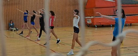 Würfe hinter dem Sicherheitsnetz