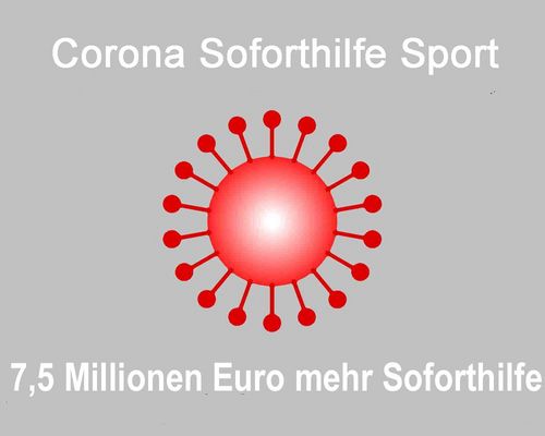 7,5 Millionen Euro mehr Soforthilfe für Sportvereine