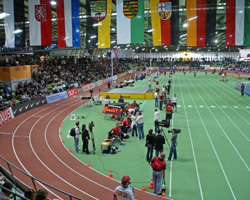 Leichtathleten suchen Süddeutsche Hallenmeister